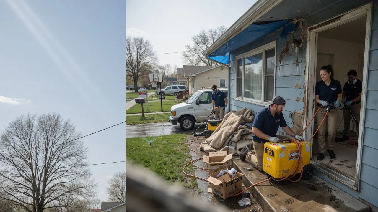 Basement Flood Cleanup in East Windsor, CT near me